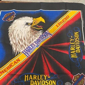 VINTAGE Harley-Davidson American Legend Bandana with Eagle Design